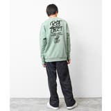 裏起毛ストリートロゴバックプリントトレーナー スウェット トップス | 子ども服 SHUSHU | 詳細画像8