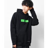 ブラック | 裏起毛高周波ワッペンフーディー パーカー トップス | 子ども服 SHUSHU