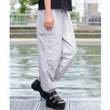 グレー | ナイロンカーゴジョガーパンツ ボトムス 子供服 | 子ども服 SHUSHU