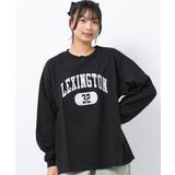 ブラック | LEXINGTONロングTシャツ トップス ロンT | 子ども服 SHUSHU