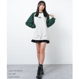 ロゴプリントラグランロングTシャツ トップス ロンT | 子ども服 SHUSHU | 詳細画像7 