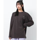 バックハートプリントロングTシャツ トップス ロンT | 子ども服 SHUSHU | 詳細画像3 