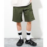 カーキ | ツイルビッグポケットクライミングショートパンツ ボトムス 半ズボン | 子ども服 SHUSHU
