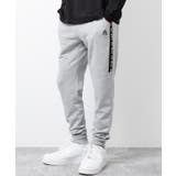 杢グレー | ラインロゴスウェットパンツ ボトムス ストレッチ | 子ども服 SHUSHU