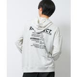 オートミール | RATEFFECTバックロゴフーディー パーカー 裏毛 | 子ども服 SHUSHU