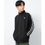 ブラック | CONVERSE 別注ジャージビッグトラックジャケット トップス | 子ども服 SHUSHU