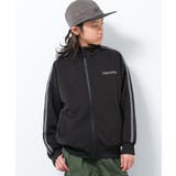 ブラック | CONVERSE 別注袖ライントラックジャケット ブルゾン | 子ども服 SHUSHU