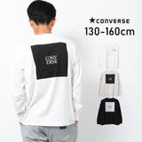 CONVERSE 別注バックスクエアプリントロングTシャツ カットソー | 子ども服 SHUSHU | 詳細画像1