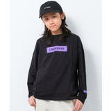 ブラック | CONVERSE 別注ネオンプリントロングTシャツ カットソー | 子ども服 SHUSHU