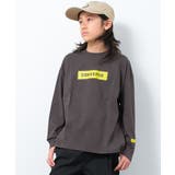 チャコールグレー | CONVERSE 別注ネオンプリントロングTシャツ カットソー | 子ども服 SHUSHU