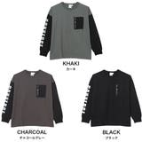 CONVERSE 別注CONVERSEポケット付袖ロゴロングTシャツ カットソー | 子ども服 SHUSHU | 詳細画像9 