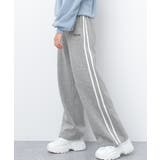 杢グレー | 裏起毛サイドラインスウェットパンツ ボトムス あったか | 子ども服 SHUSHU