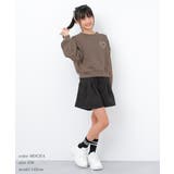 裏起毛ハートロゴプリントショートトレーナー トップス あったか | 子ども服 SHUSHU | 詳細画像8