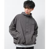 チャコールグレー | 裏メッシュルーズマウンテンフーディージャケット アウター ゆったり | 子ども服 SHUSHU