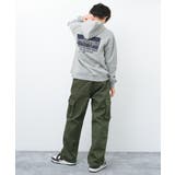 裏フリースワイドタックカーゴパンツ ボトムス 長ズボン | 子ども服 SHUSHU | 詳細画像5 