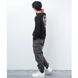 裏フリースワイドジョガーカーゴパンツ ボトムス 長ズボン | 子ども服 SHUSHU | 詳細画像4 