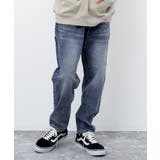 ネイビーケミカル | ルーズワークデニム ボトムス 長ズボン | 子ども服 SHUSHU