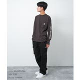 袖プリントビッグロングTシャツ トップス 長袖 | 子ども服 SHUSHU | 詳細画像3