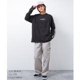 袖ラインバックプリントロングTシャツ トップス ロンT | 子ども服 SHUSHU | 詳細画像8 