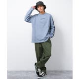 袖ラインバックプリントロングTシャツ トップス ロンT | 子ども服 SHUSHU | 詳細画像6 