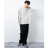 袖ラインバックプリントロングTシャツ トップス ロンT | 子ども服 SHUSHU | 詳細画像10 