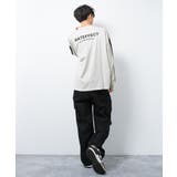 袖ラインバックプリントロングTシャツ トップス ロンT | 子ども服 SHUSHU | 詳細画像11 