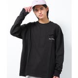 ブラック | フラップポケットロングTシャツ トップス ロンT | 子ども服 SHUSHU