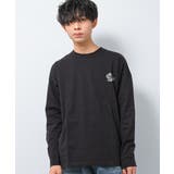 ブラック | MOUNTAINEERNING CLUBロングTシャツ トップス | 子ども服 SHUSHU