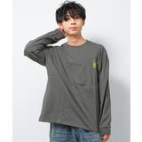 カーキ | クラウンロングTシャツ トップス ロンT | 子ども服 SHUSHU