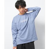 ライトブルー | RUN AROUNDロングTシャツ トップス | 子ども服 SHUSHU