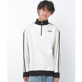 裏起毛ハーフジップ袖ライントレーナー トップス スウェット | 子ども服 SHUSHU | 詳細画像7