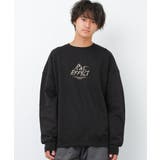 ブラック | 裏起毛MOUNTAINスーパービッグトレーナー トップス スウェット | 子ども服 SHUSHU