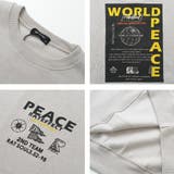 裏起毛WORLD PEACEスーパービッグトレーナー トップス | 子ども服 SHUSHU | 詳細画像16