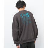 チャコールグレー | 裏起毛RAT EARTHスーパービッグトレーナー トップス | 子ども服 SHUSHU