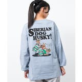 バックWOLFDOGプリントロングTシャツ トップス ロンT | 子ども服 SHUSHU | 詳細画像7