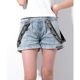 ブルーケミカル | サス付デニムショートパンツ ボトムス 半ズボン | 子ども服 SHUSHU