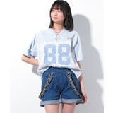 サス付デニムショートパンツ ボトムス 半ズボン | 子ども服 SHUSHU | 詳細画像9