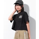 ロゴワイドクロップドTシャツ トップス 半袖 | 子ども服 SHUSHU | 詳細画像2