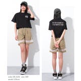 ロゴワイドクロップドTシャツ トップス 半袖 | 子ども服 SHUSHU | 詳細画像7