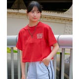 ロゴワイドクロップドTシャツ トップス 半袖 | 子ども服 SHUSHU | 詳細画像14