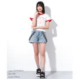 リボンプリントリンガーTシャツ トップス 半袖 | 子ども服 SHUSHU | 詳細画像4 