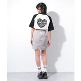 ショート丈ハートロゴラグランTシャツ トップス 半袖 | 子ども服 SHUSHU | 詳細画像8 