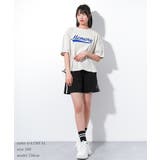 ショート丈ロゴアップリケTシャツ トップス 半袖 | 子ども服 SHUSHU | 詳細画像4