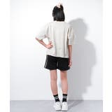 ショート丈ロゴアップリケTシャツ トップス 半袖 | 子ども服 SHUSHU | 詳細画像6