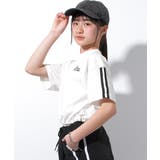 オフホワイト | 袖ラインバルーンTシャツ トップス 半袖 | 子ども服 SHUSHU