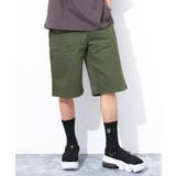 カーキ | ワークワイドハーフパンツ ボトムス 半ズボン | 子ども服 SHUSHU