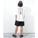 縦ロゴプリントスイムショートパンツ 水着 ビーチパンツ | 子ども服 SHUSHU | 詳細画像4 