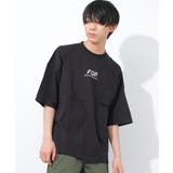 ブラック | FORバックプリントスーパービッグTシャツ トップス 半袖 | 子ども服 SHUSHU