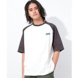 オートミール×ブラック | ラグランワンポイント半袖Tシャツ トップス 半袖 | 子ども服 SHUSHU