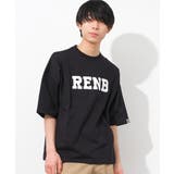 ブラック | ロゴプリントスーパービッグ半袖Tシャツ トップス 半袖 | 子ども服 SHUSHU